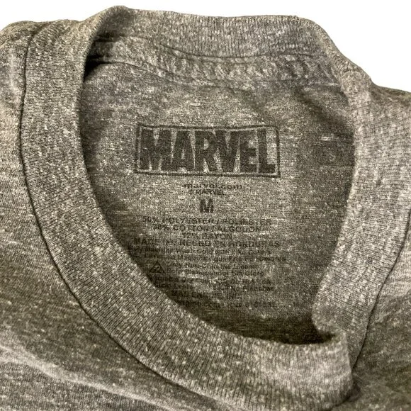 Marvel The Amazing Spider-Man SS T-Shirt Avengers Group Heather Gray, Size M - Picture 2 of 5